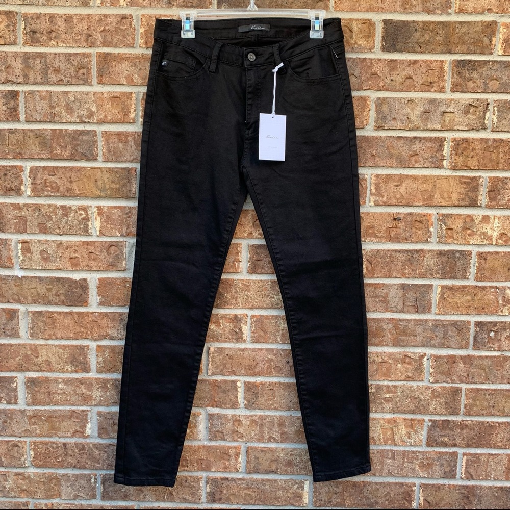 Kancan black strech skinny jeans size 11/29